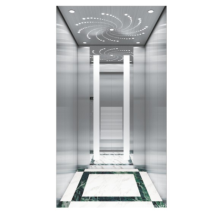 Luxury home lifts prices residential elevator Mirror etching stainess steel home lifts